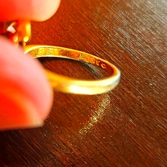 VARGAS SIMULATED DIAMOND RING VINTAGE - Picture 5 of 6